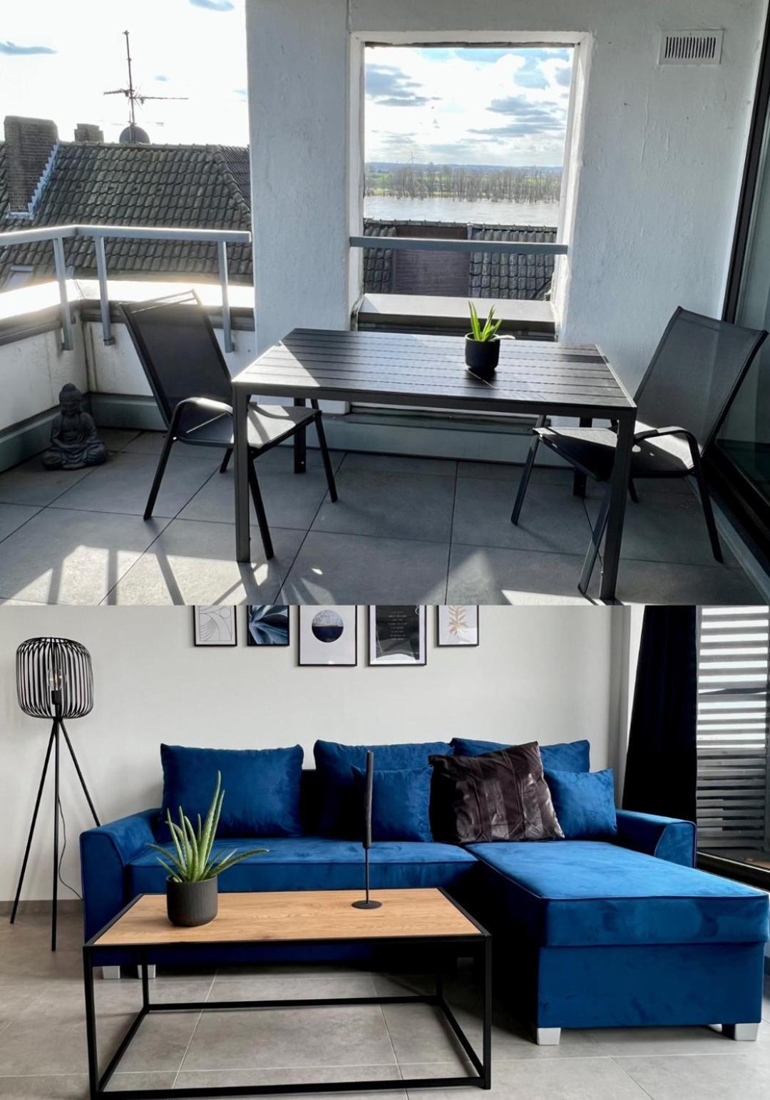 Piso Superior - Exklusives Apartment An Der Promenade Mit Rheinsicht & Loggia Емерих Екстериор снимка